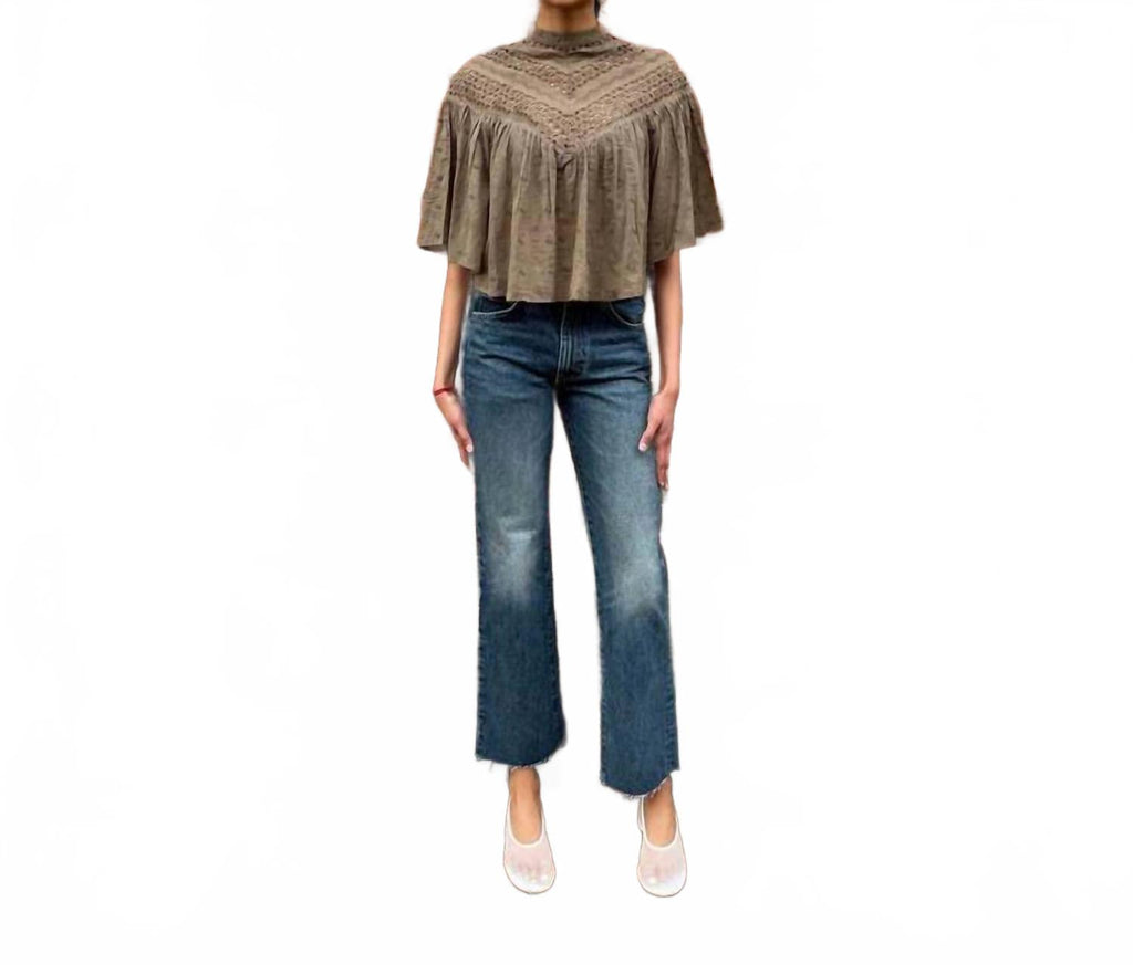 Mikki Blouse In Military Green