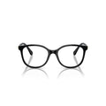 0Sk2002 Rounded Square Frame Eyeglasses with Gold Accents