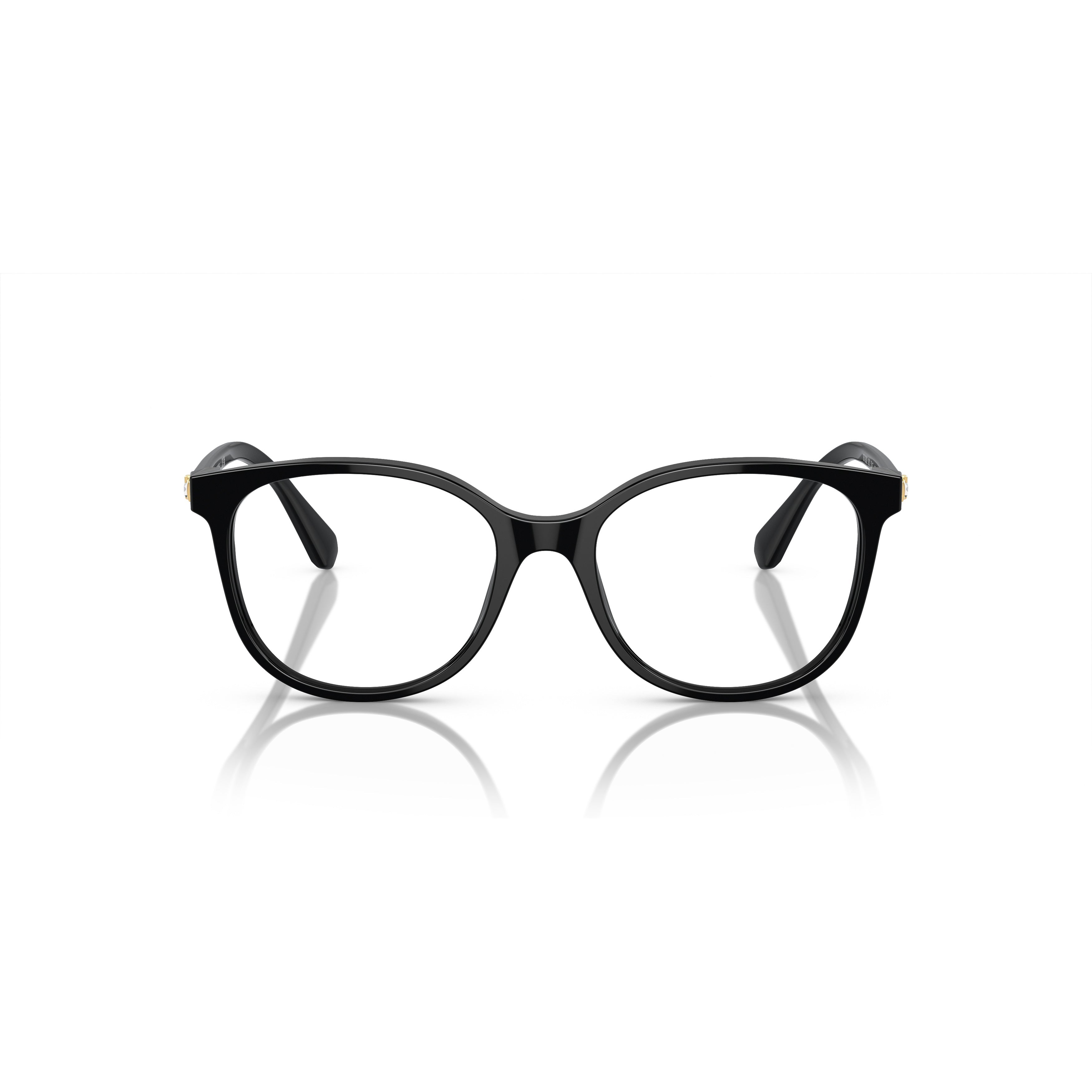 0Sk2002 Square Frame Eyeglasses with Gold Accents