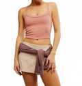 All Clear Solid Cami Top In Petal
