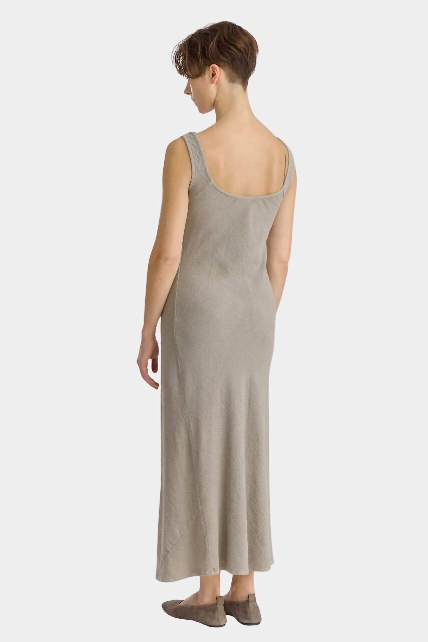 Tank Maxi Dress In Limestone