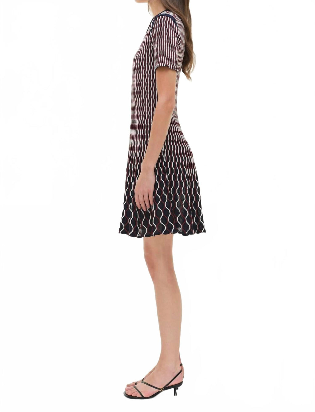Baylor Dress In Cranberry