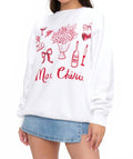 Stanley Crewneck Sweatshirt In Mon Cherie Graphic
