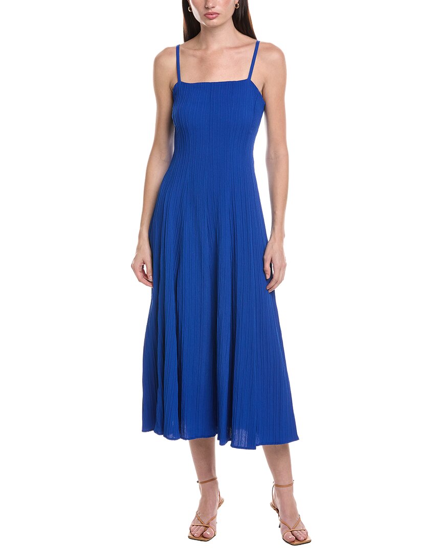 Maison Tara Variegated Stripe Midi Dress