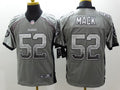 Men's Las Vegas Raiders Khalil Mack #52 Gray Game Player Jersey1