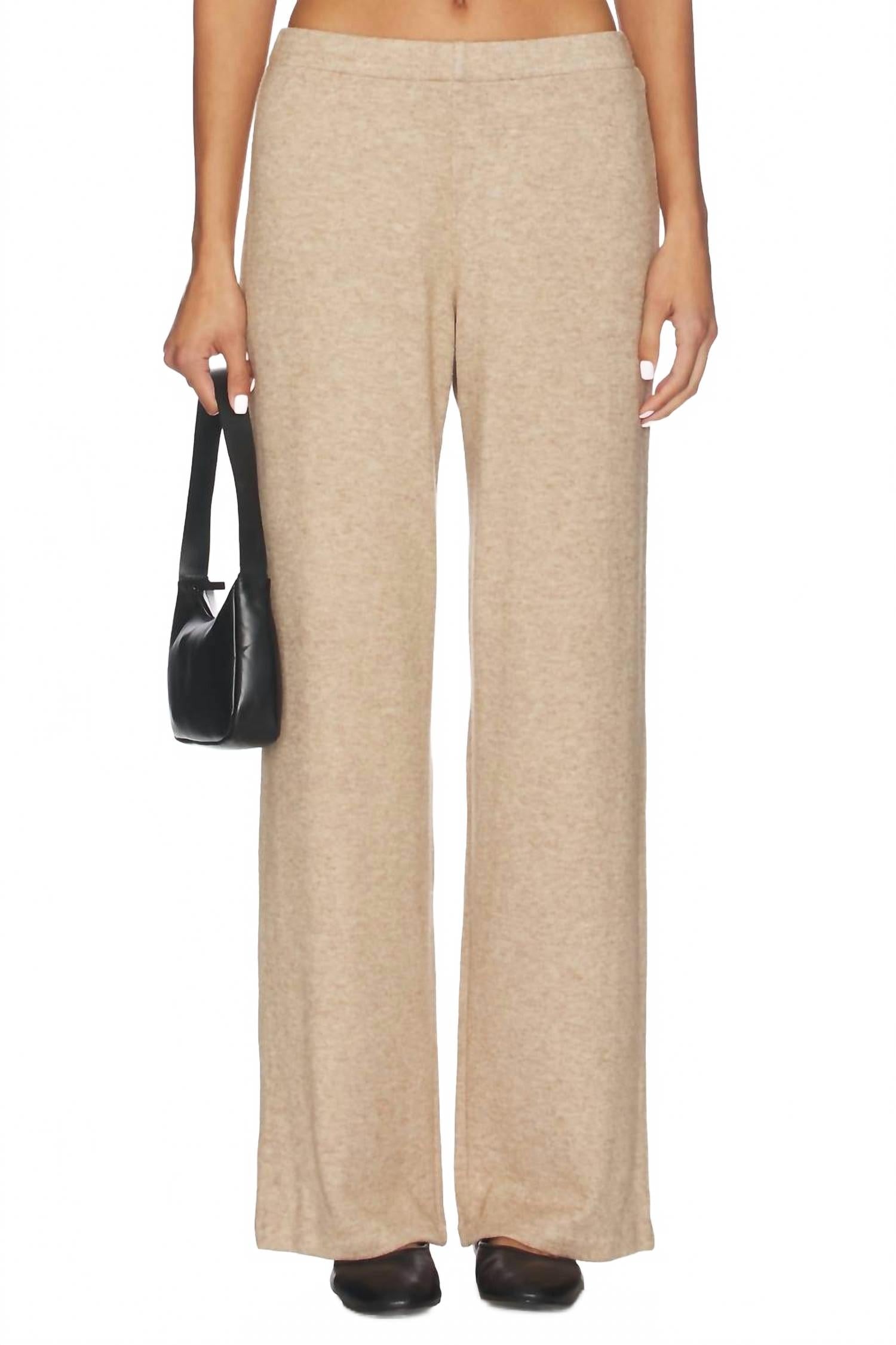 Cozy Wide Leg Pant In Bruna