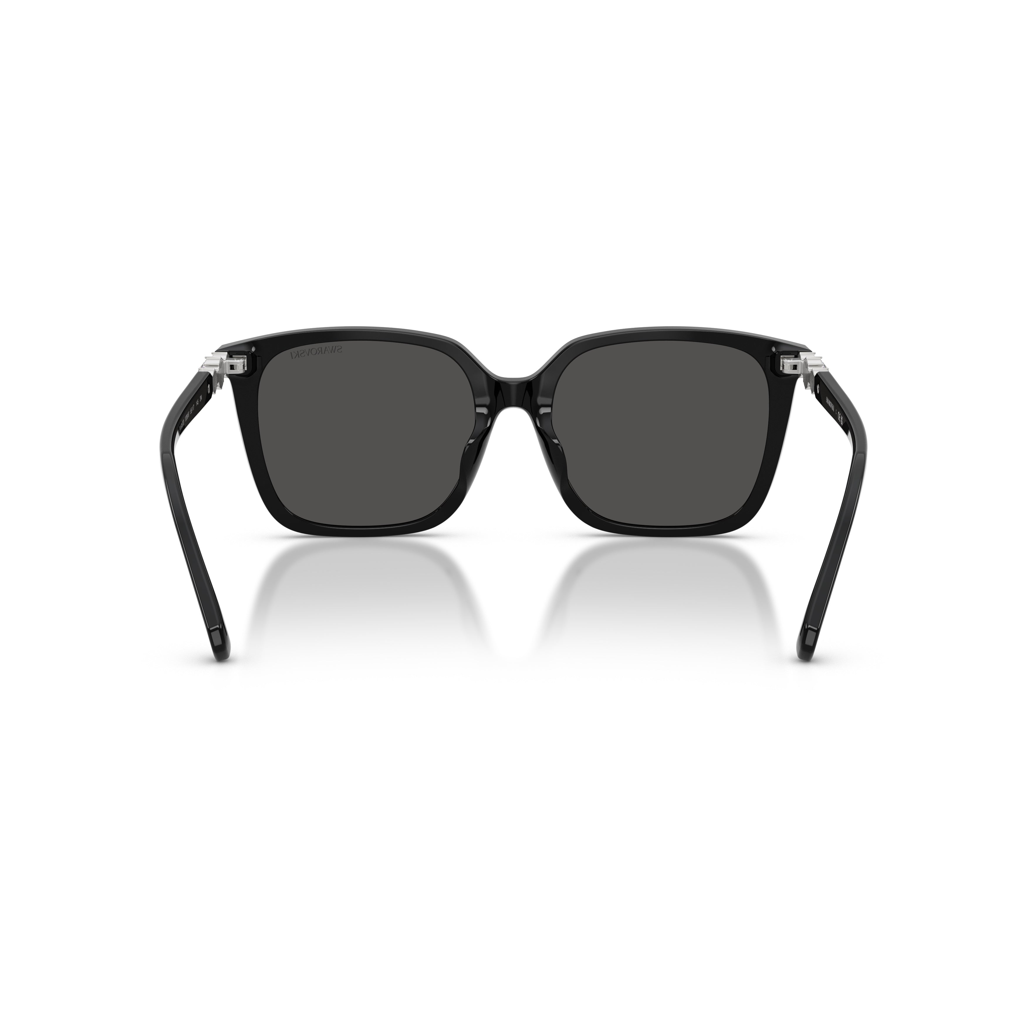 0Sk6053D Square Frame Acetate Sunglasses with Crystal Embellishments
