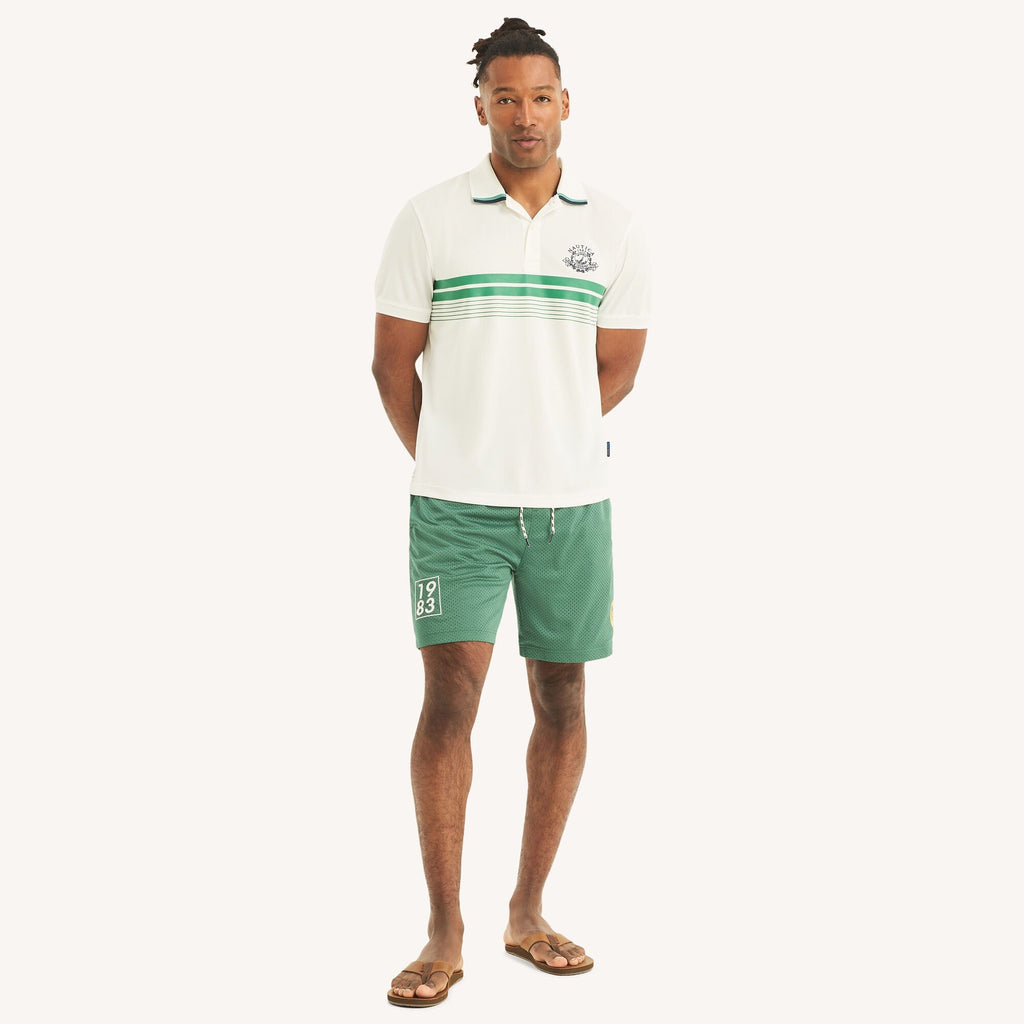 Nautica Mens Navtech Classic Fit Performance Polo
