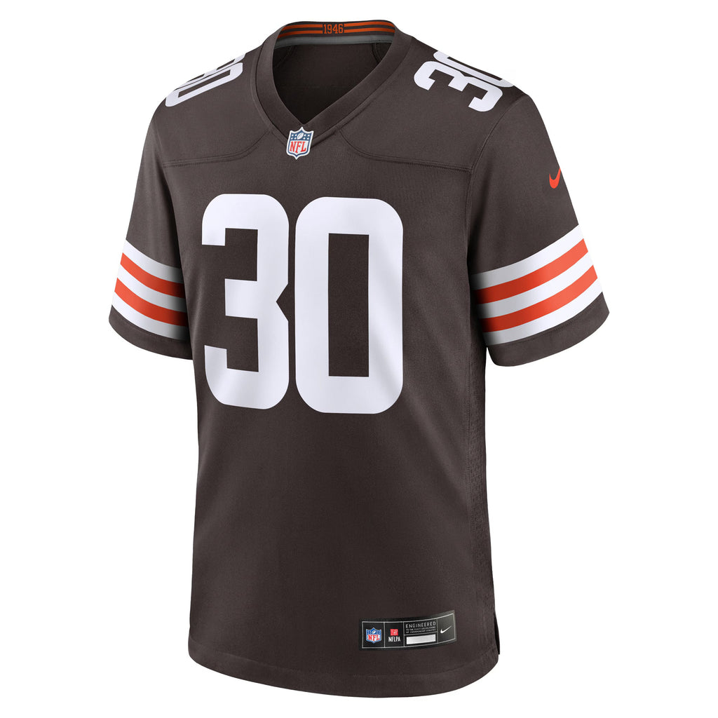 Cleveland Browns Devin Bush Brown Game Jersey
