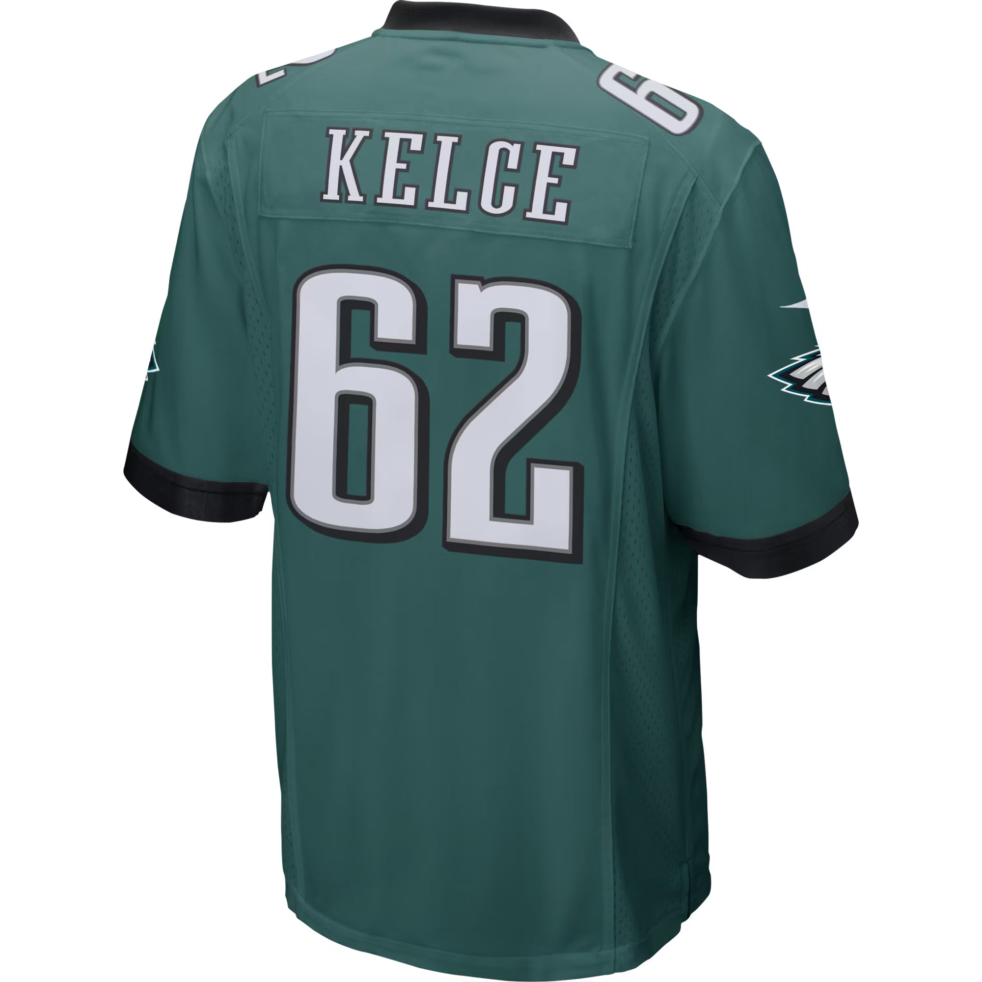 Philadelphia Eagles Jason Kelce Midnight Green Game Jersey