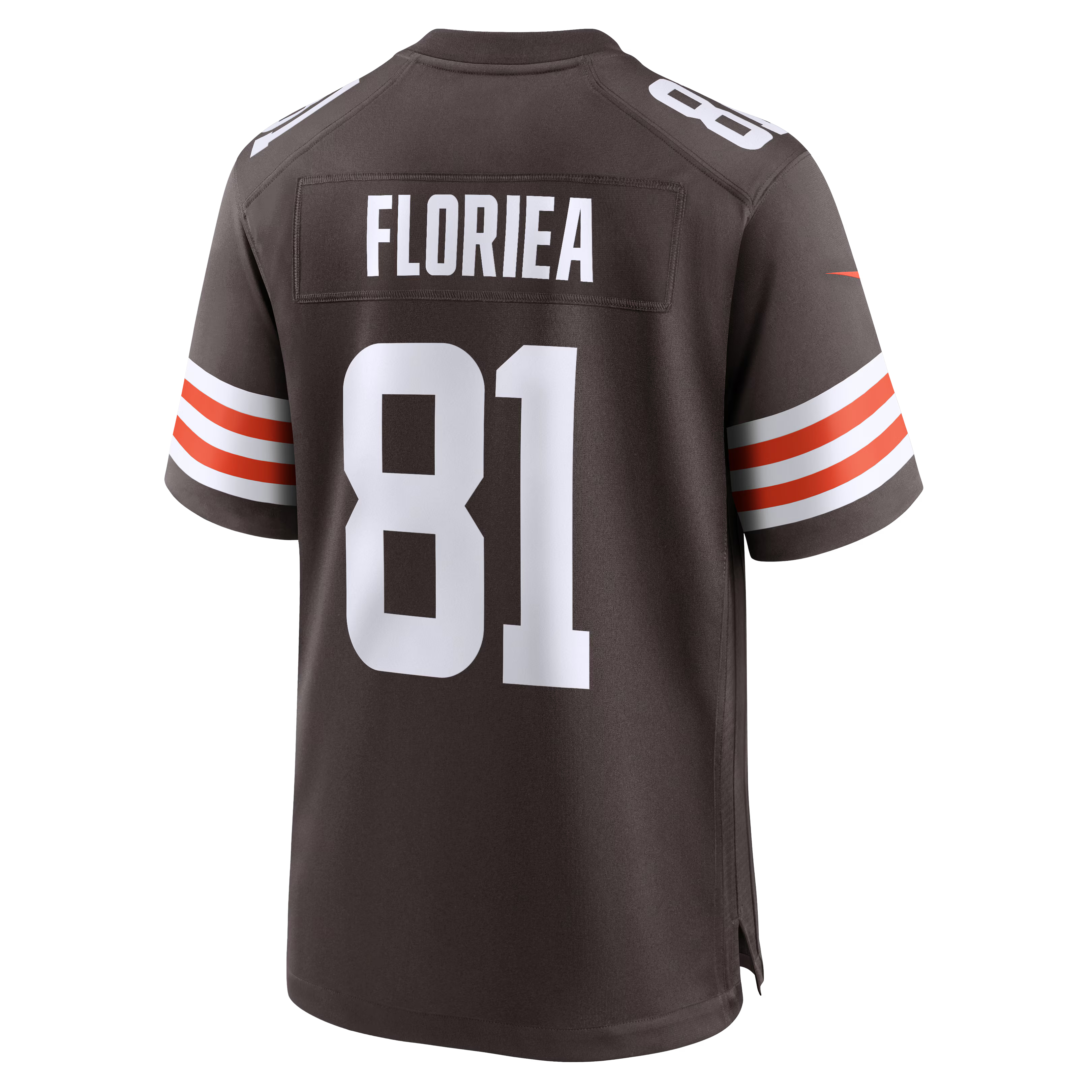 Cleveland Browns Luke Floriea Brown Team Game Jersey