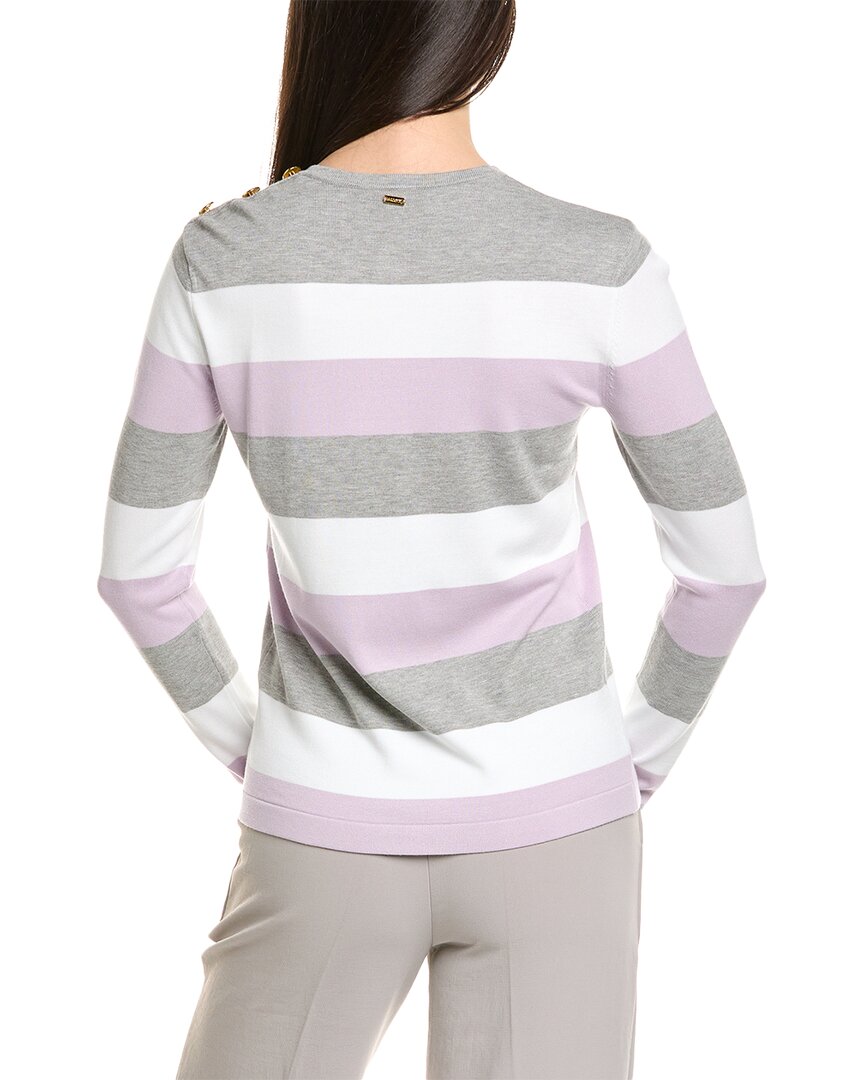 St. John Candy Stripe Sweater