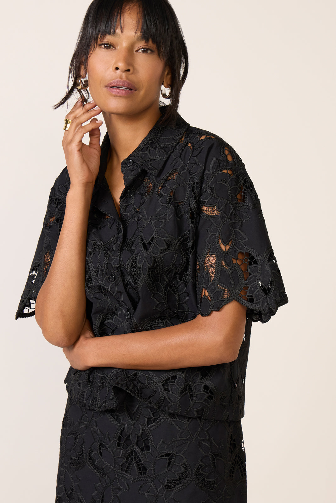 Women's Midnight Lace Top