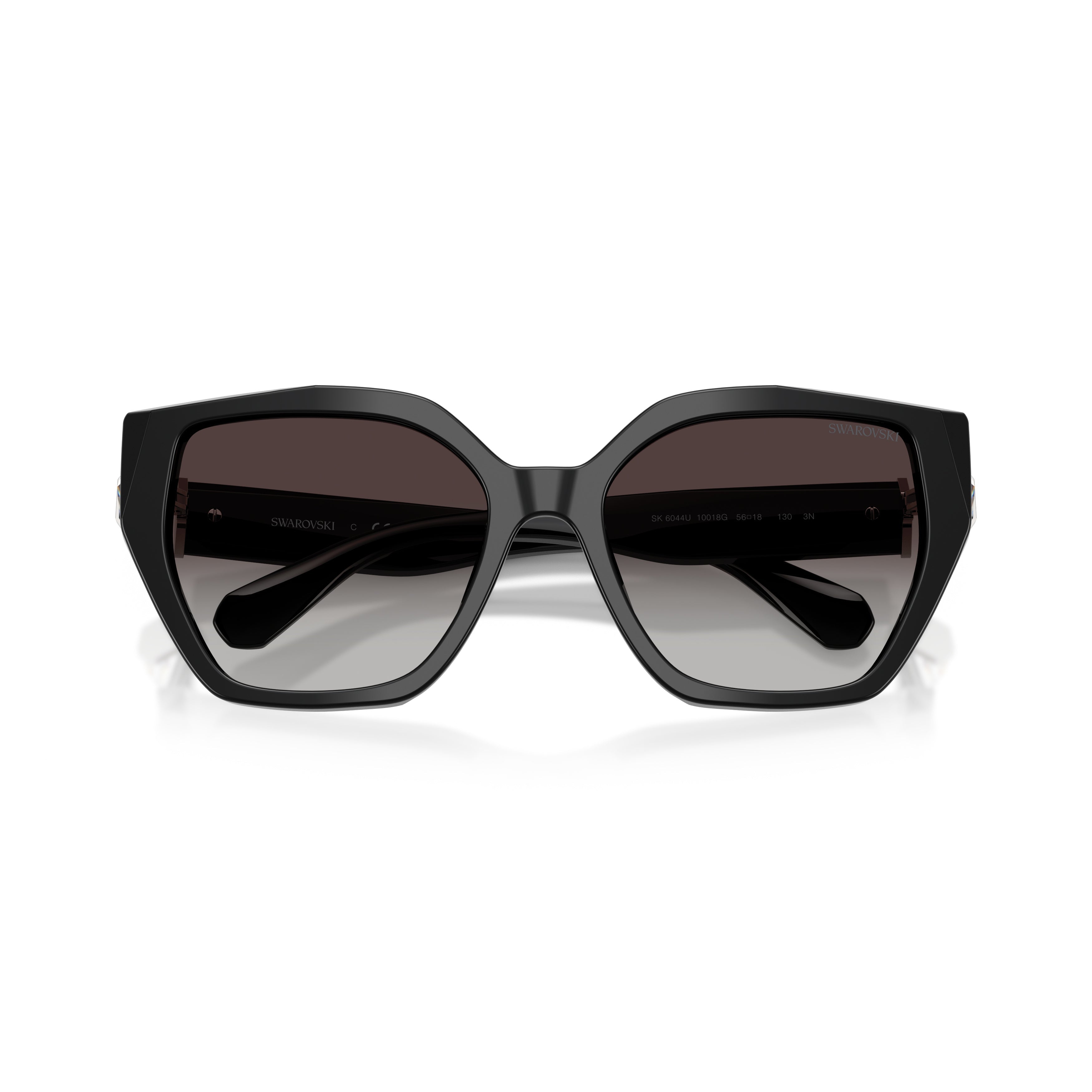 0Sk6044U Oversized Square Frame Sunglasses with Crystal Embellishment