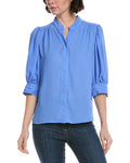 CeCe Open Collar Top