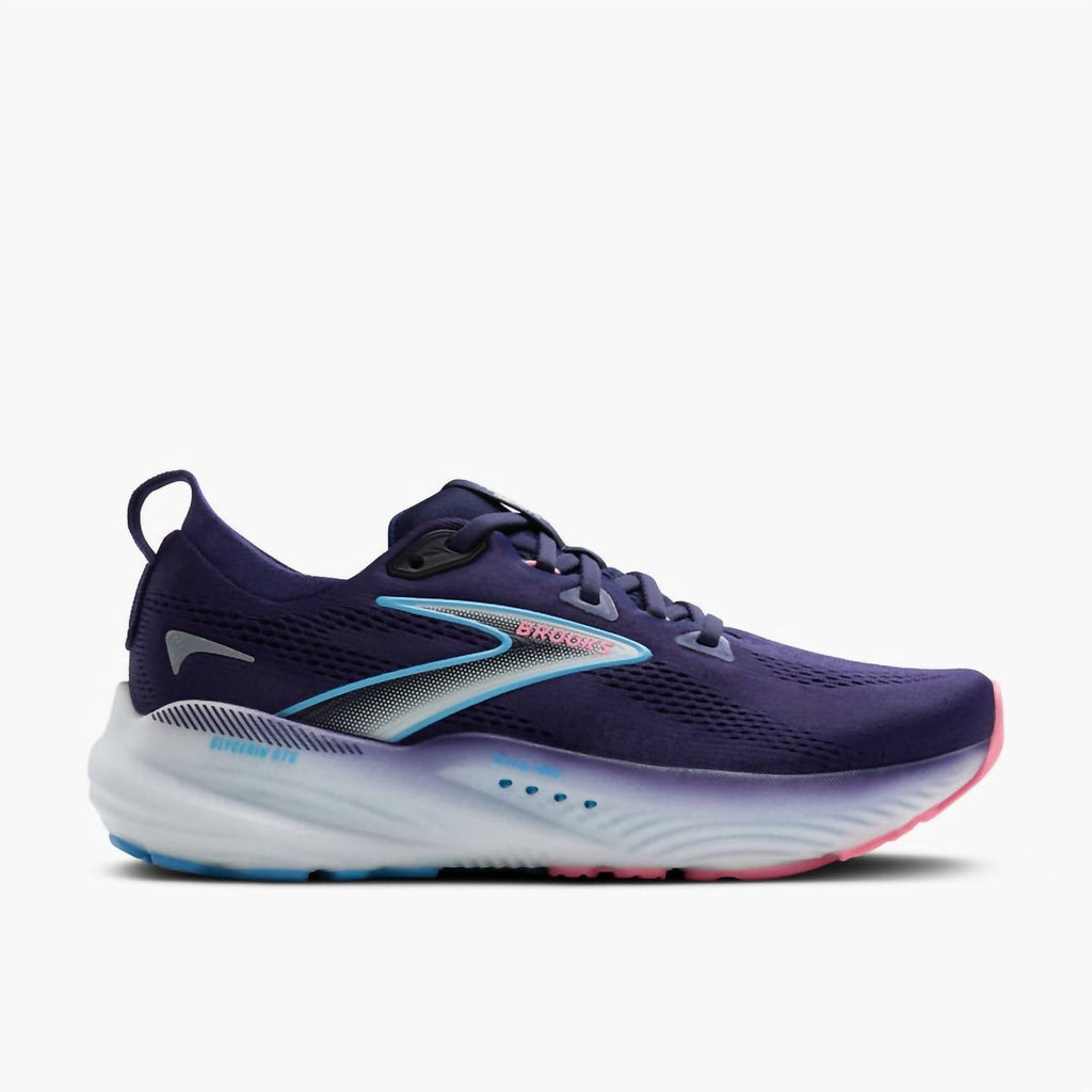 Women's Glycerin Gts 22 Running Shoe In Blue Ribbon/peacoat/dianthus
