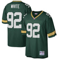 Green Bay Packers Reggie White Mitchell & Ness Green Big & Tall 1996 Retired Player Replica Jersey