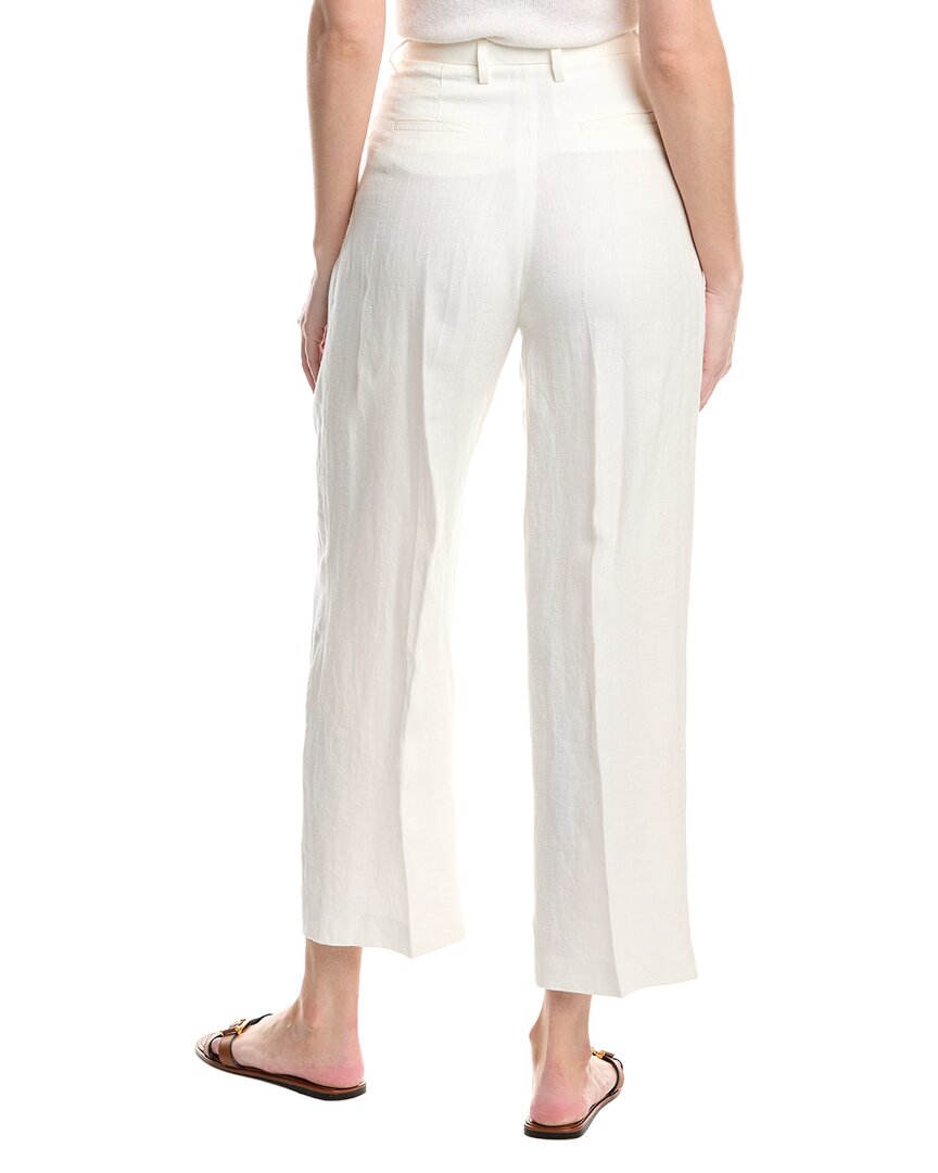 Fabiana Filippi Textured Linen Pleated Trouser