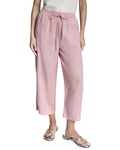 DKNY Pull On Straight Leg Linen Pant