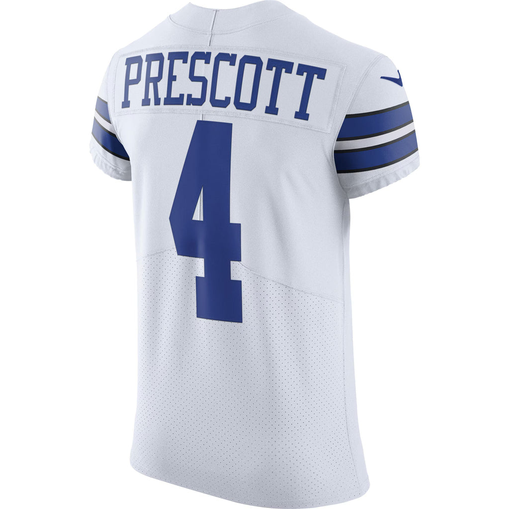 Dallas Cowboys Dak Prescott White Vapor Elite Player Jersey