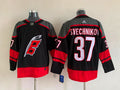 Men's Carolina Hurricanes Andrei Svechnikov #37 Black Home Breakaway  Player jersey