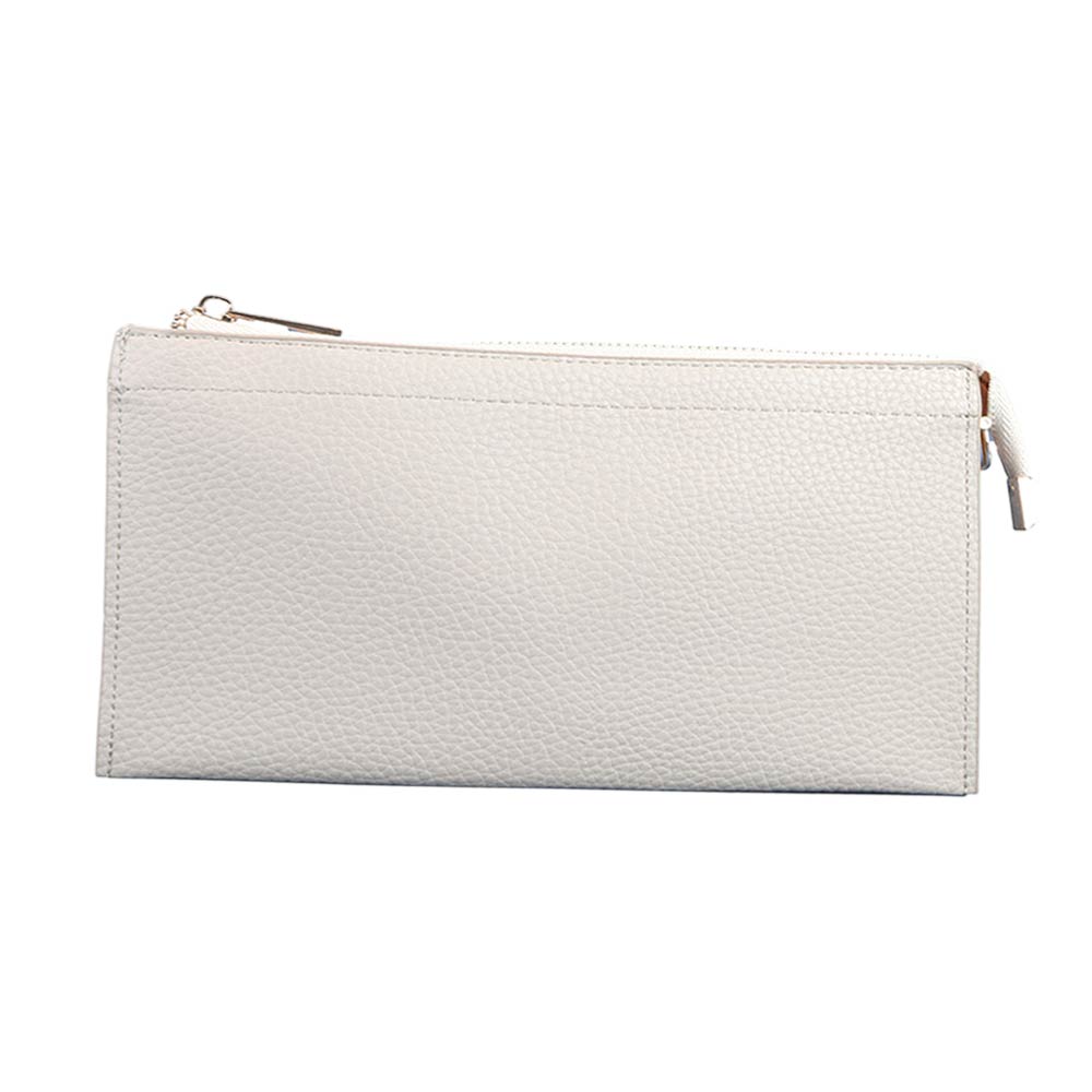 Faux Leather Slim Wallet Crossbody Bag