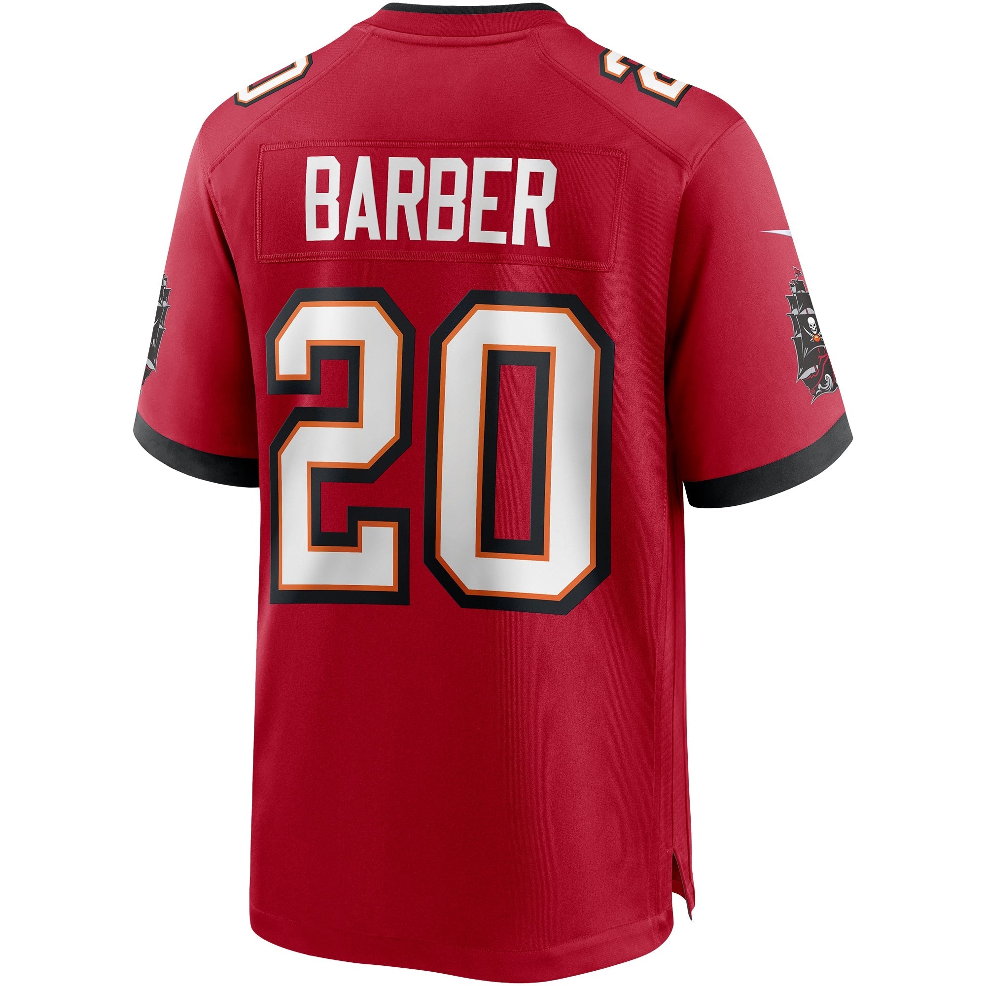 Tampa Bay Buccaneers Ronde Barber Red Game Retired Player Jersey