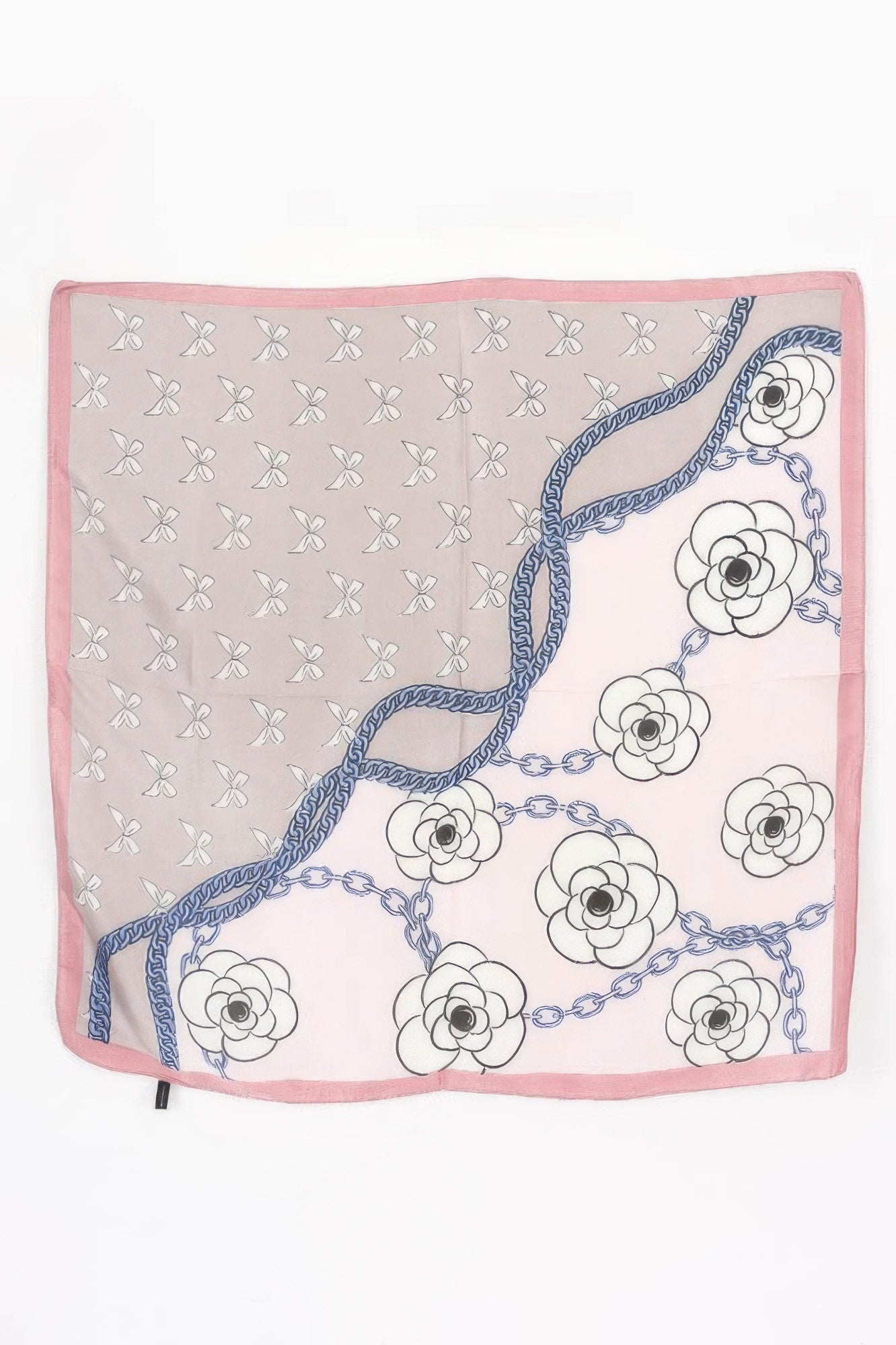 Feminine Floral Print Bandana for Elegant Everyday Style