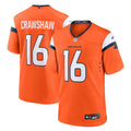 Denver Broncos Jeremy Crawshaw Orange Team Game Jersey