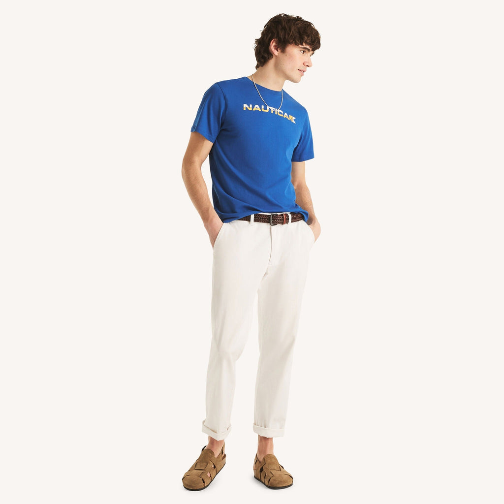 Nautica Mens Logo Graphic T-Shirt