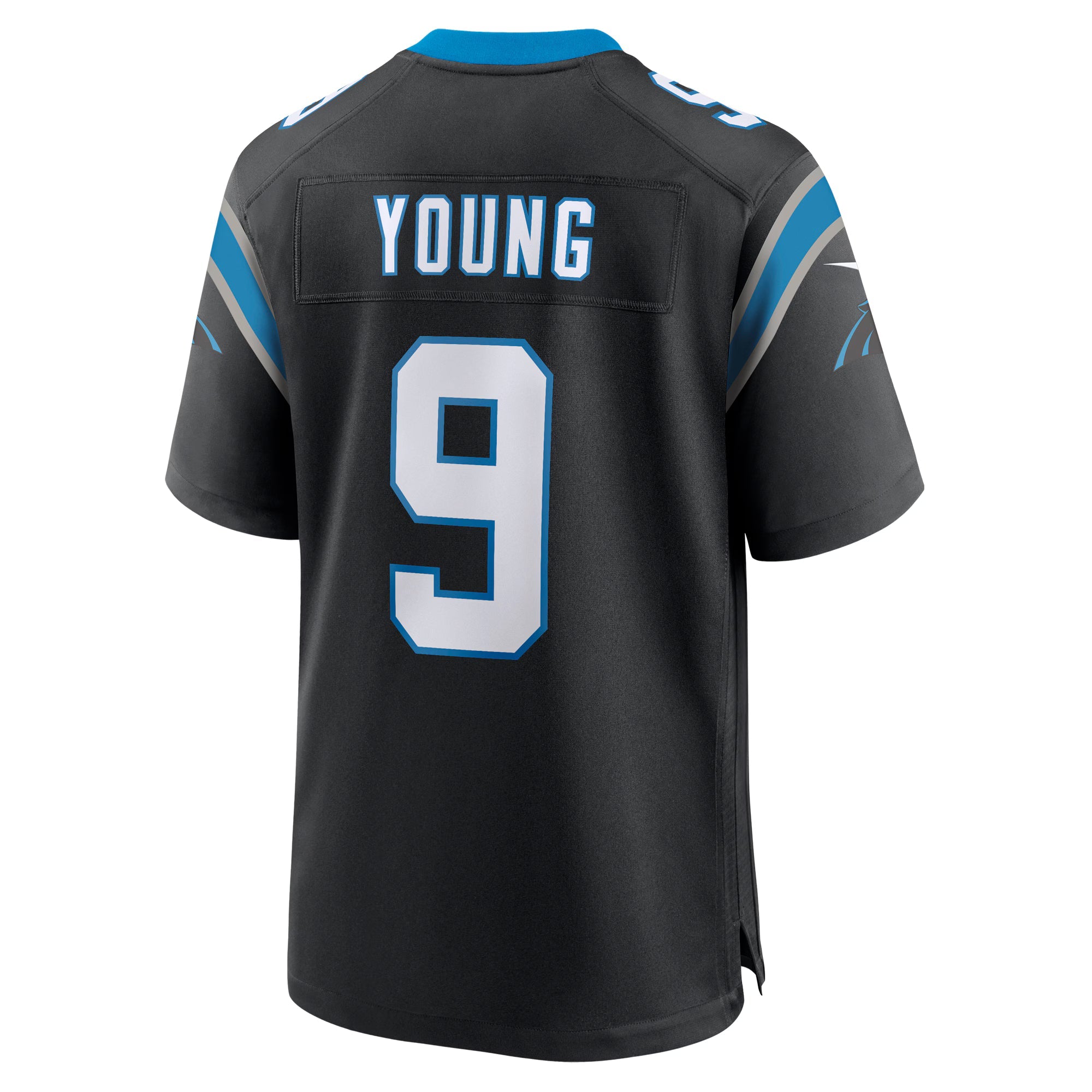 Carolina Panthers Bryce Young Black Team Game Jersey
