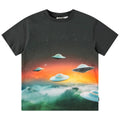 Kid's Ufo Visitors Roxo Short Sleeve Tee In Black
