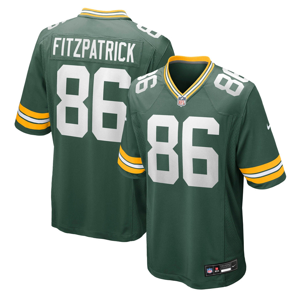 Green Bay Packers John FitzPatrick Green Team Game Jersey