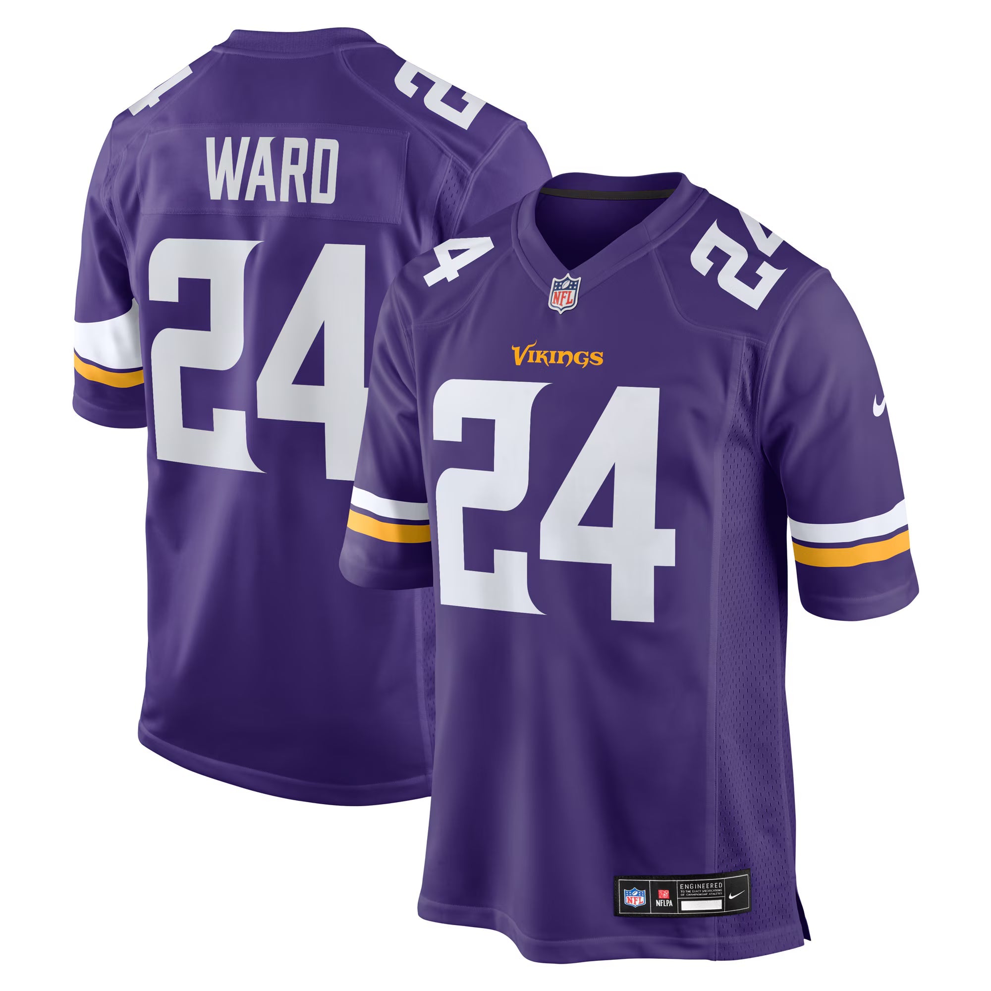 Minnesota Vikings Jay Ward Purple Team Game Jersey