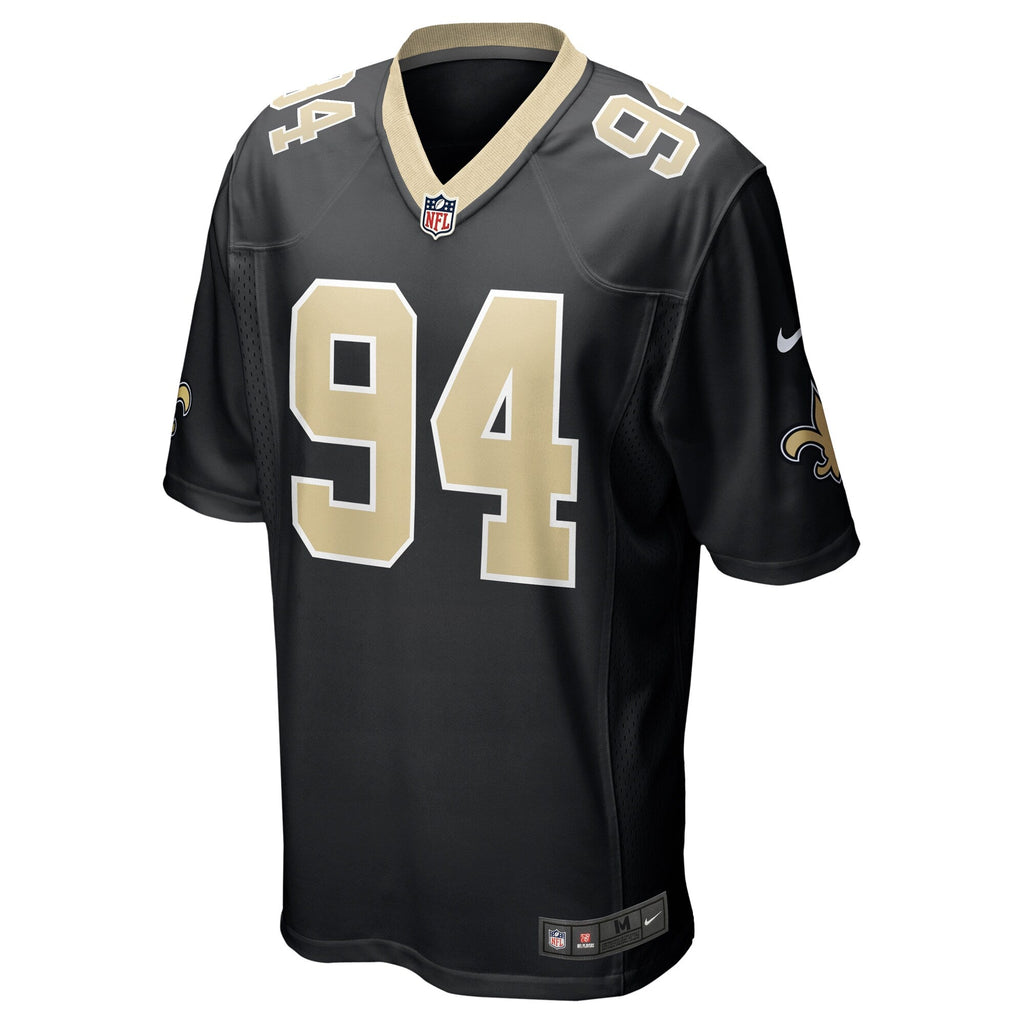 New Orleans Saints Cameron Jordan Black Team Game Jersey