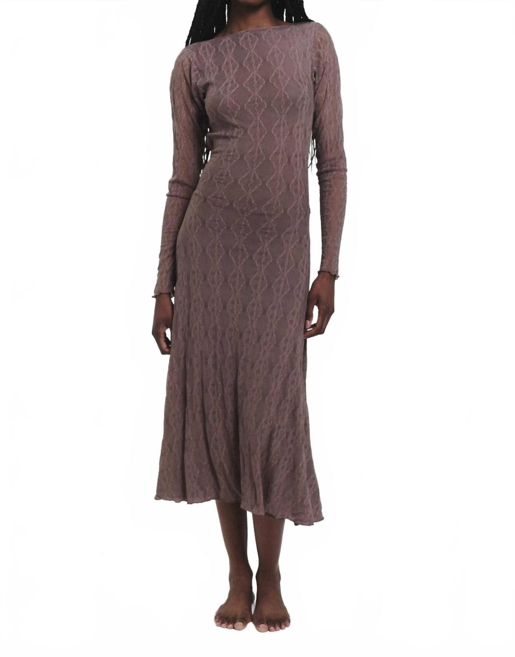 Mariposa Backless Dress In Mauve