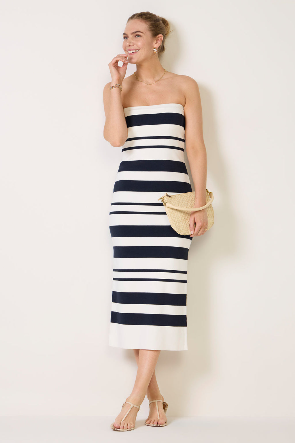 Women's Maxime Knit Strapless Midi Dress