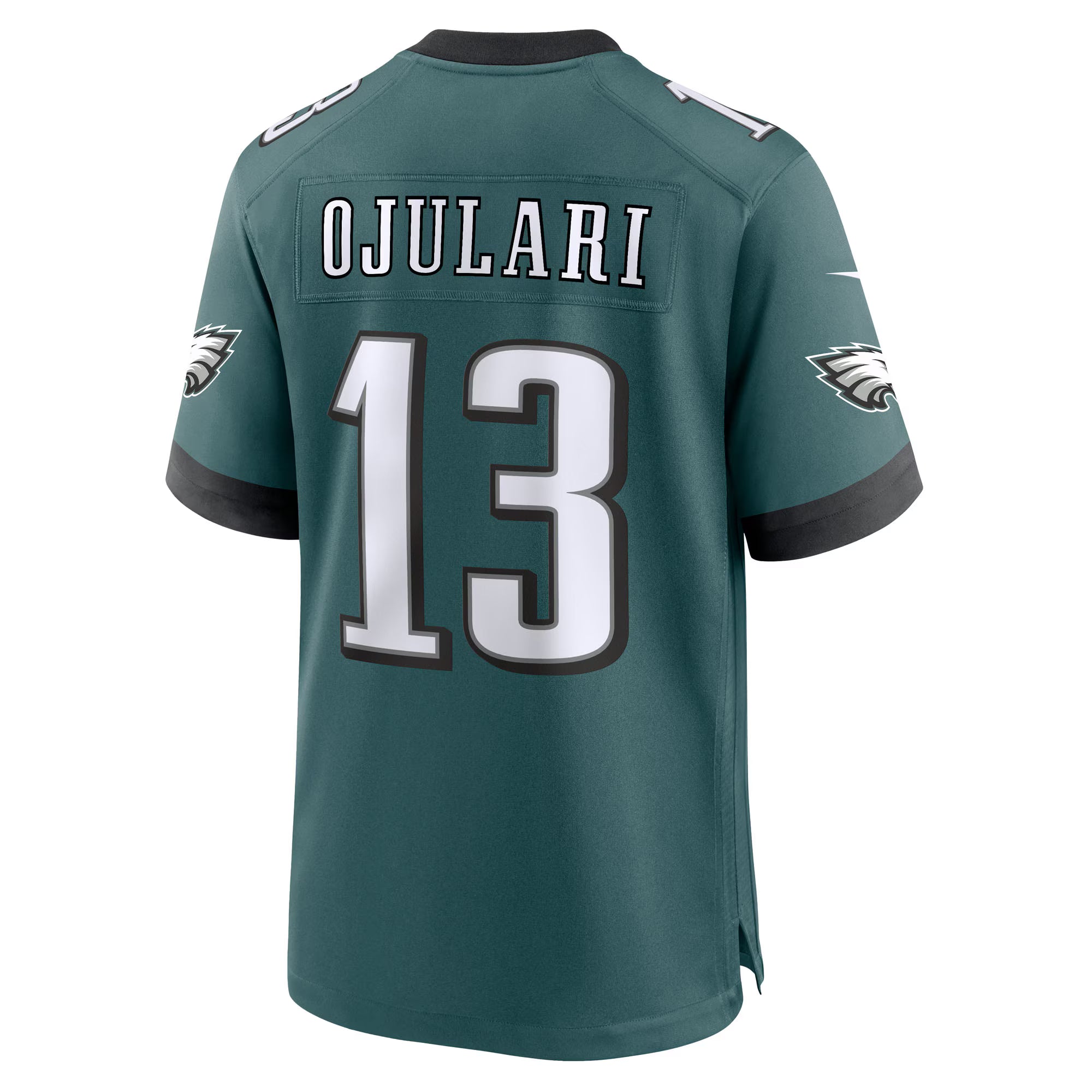 Philadelphia Eagles Azeez Ojulari Midnight Green Team Game Jersey