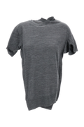Grey Fine Wool T-Shirt
