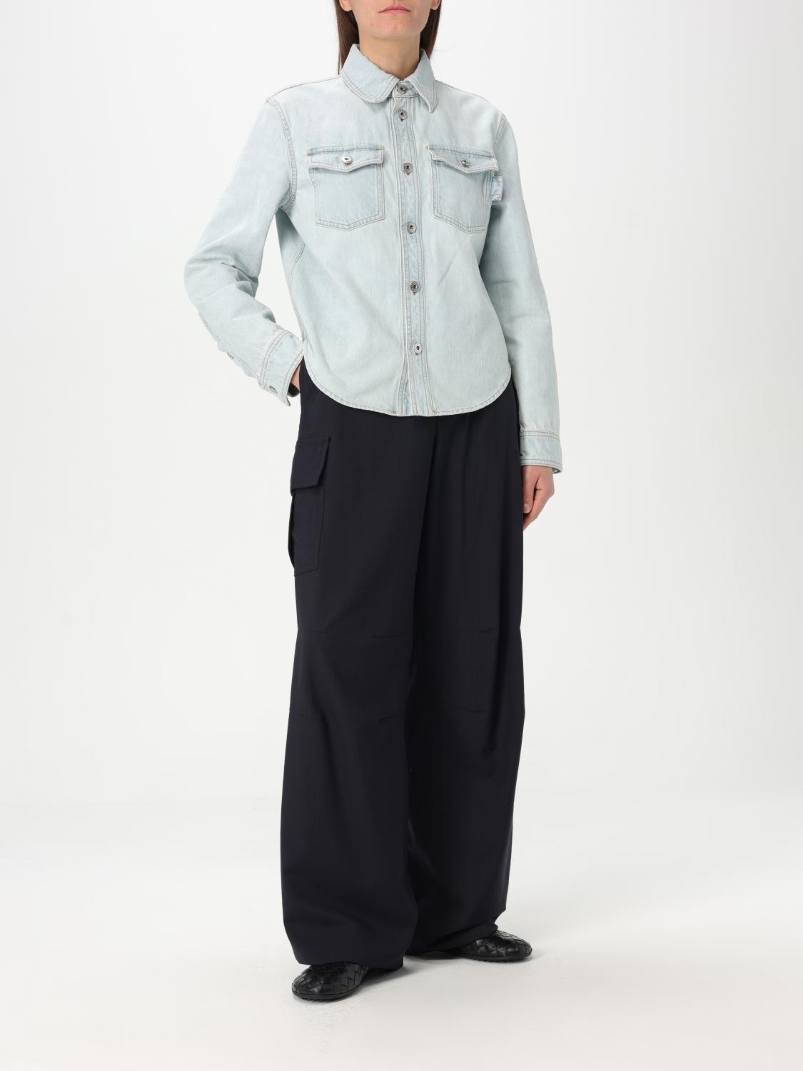 Bottega Veneta Shirt Woman Stone Washed