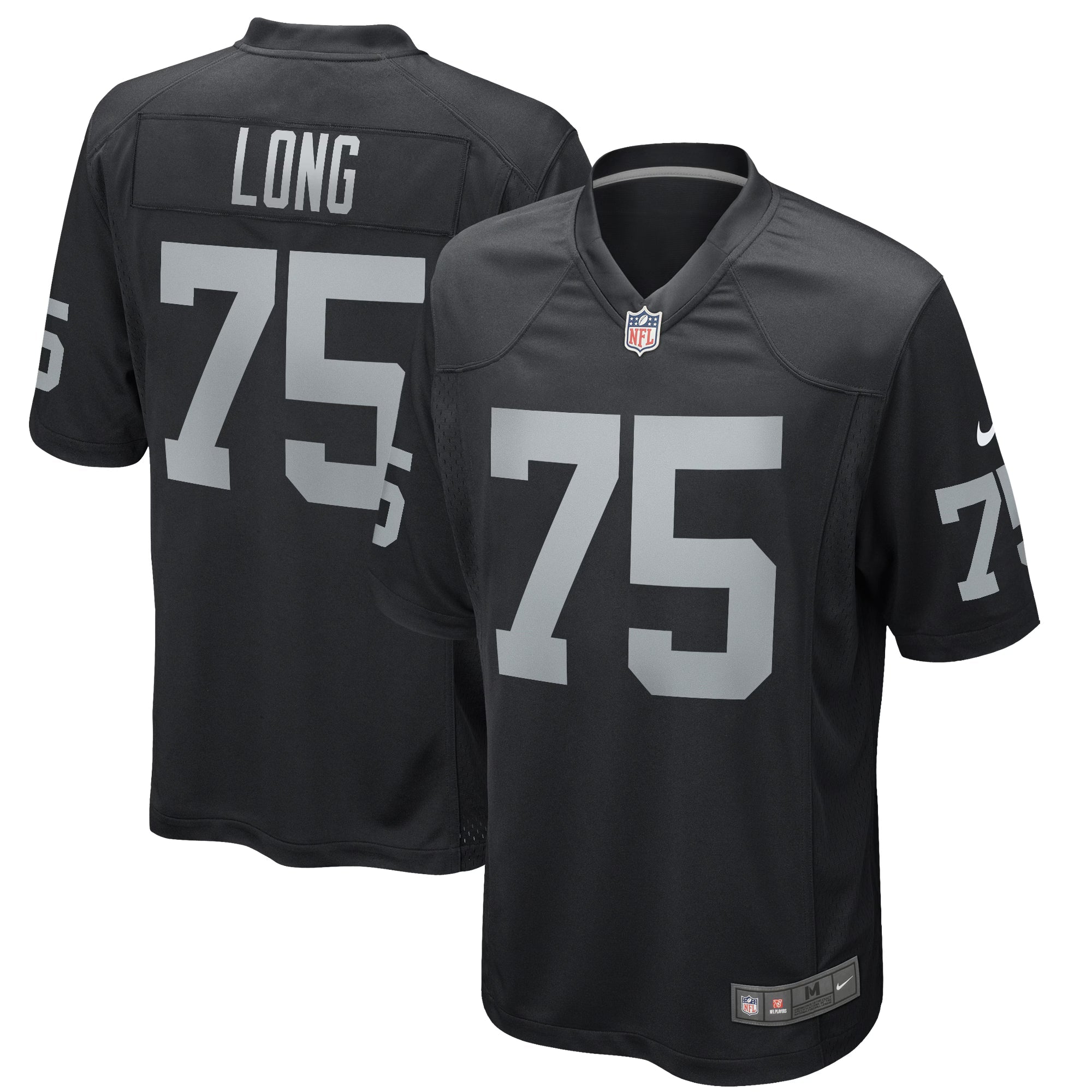 Las Vegas Raiders Howie Long Black Game Retired Player Jersey