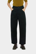 Signature Curve Legged Trousers In Black