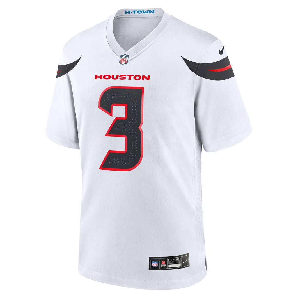 Houston Texans Tank Dell White Game Jersey