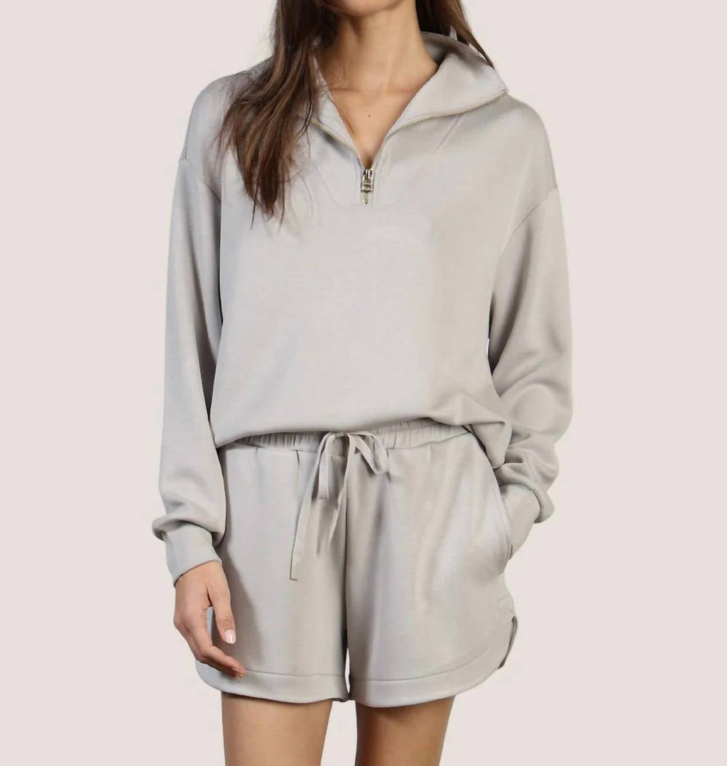 Saturday Shorts In Heather Grey