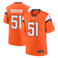 Denver Broncos Que Robinson Orange Team Game Jersey