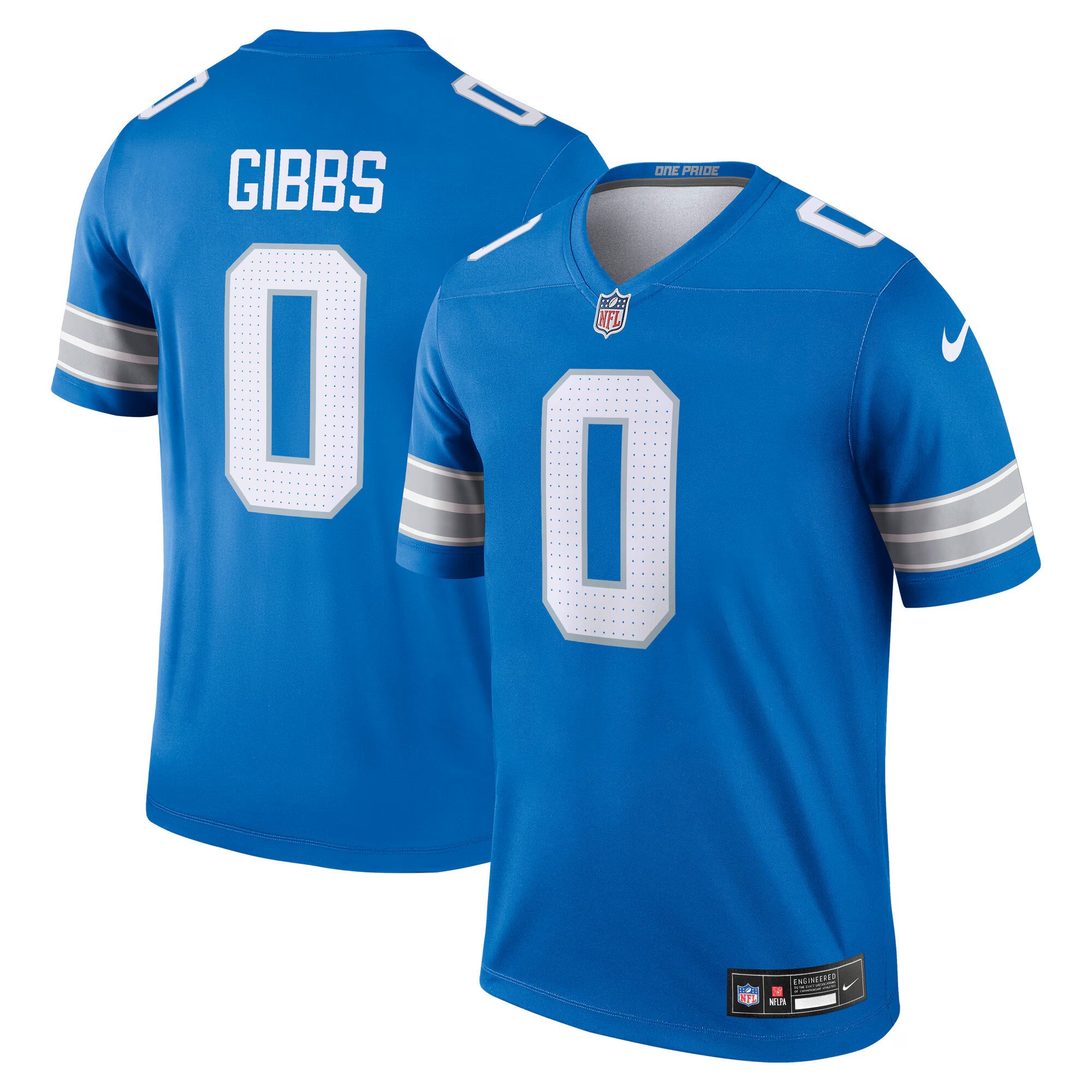 Detroit Lions Jahmyr Gibbs Blue Legend Player Performance Top