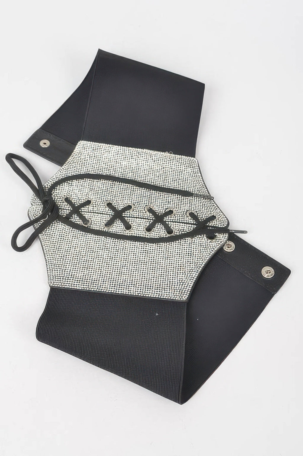Rhinestone Corset Elastic Belt