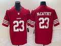 Men's San Francisco 49ers Christian McCaffrey #23 Red Game Jersey1