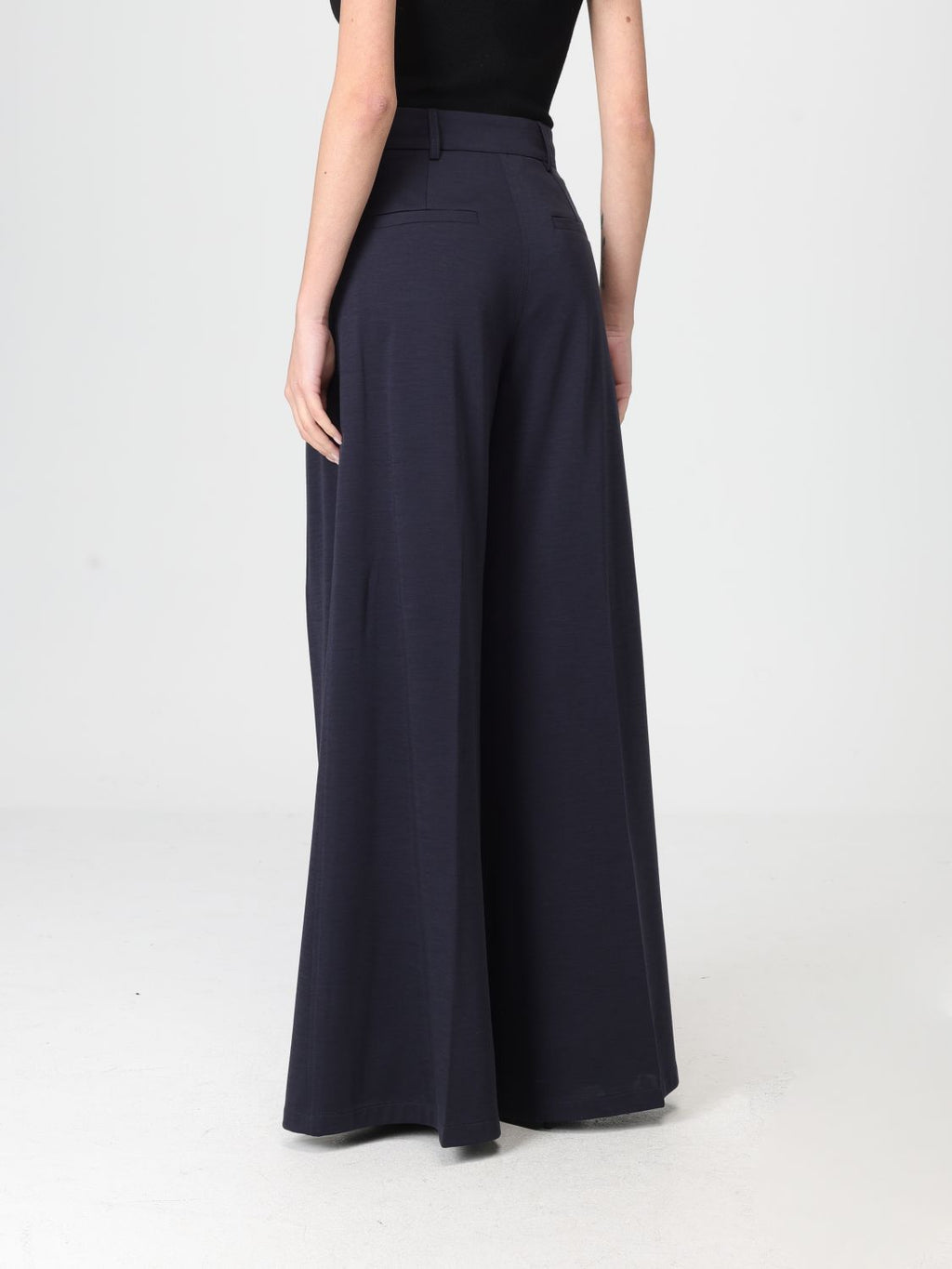 Max Mara Pants Woman Navy