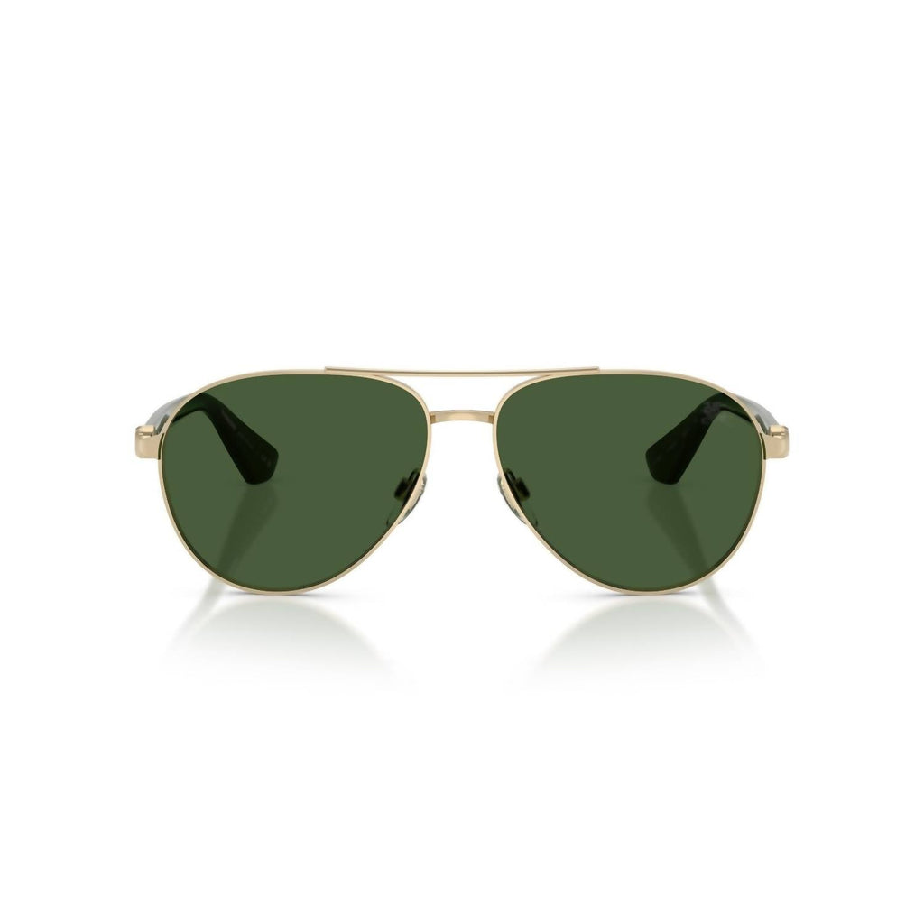 Men's Pilot Sunglasses In Light Gold
